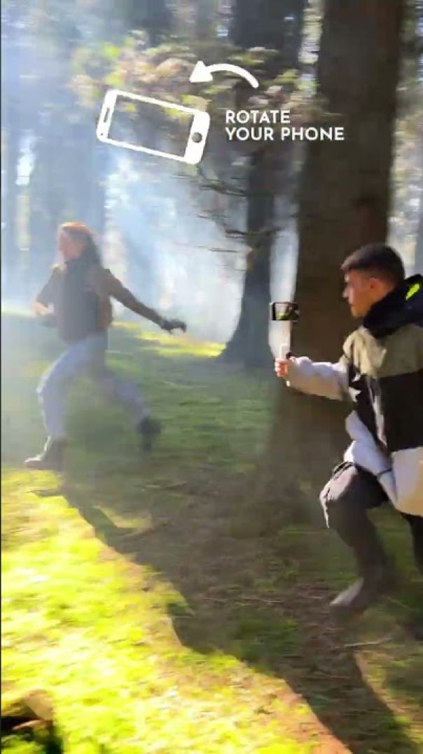 Cinematic forest run with #Insta360Flow @insta360